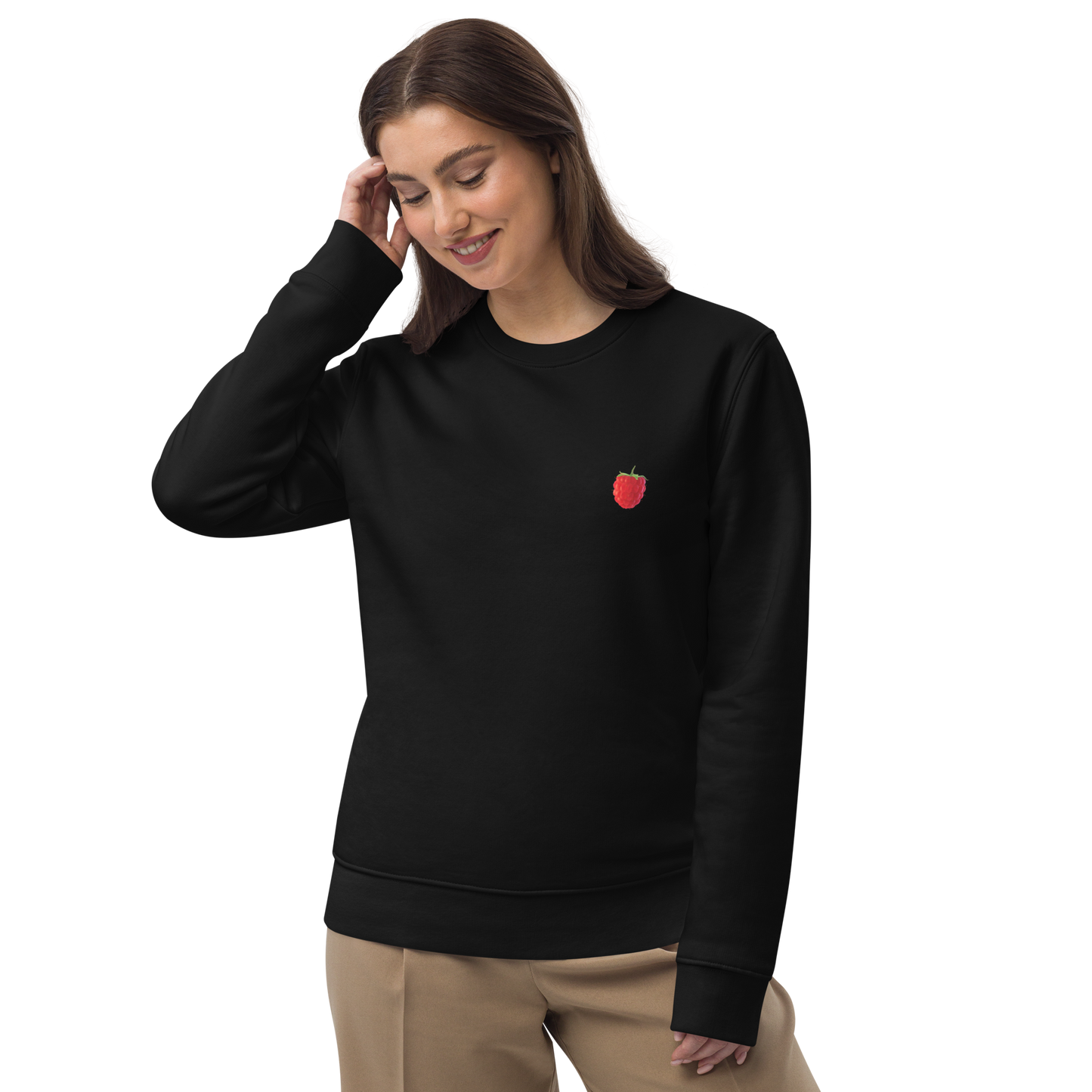 Raspberry - Unisex eco sweatshirt