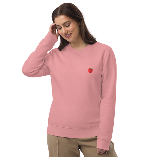 Raspberry - Unisex eco sweatshirt