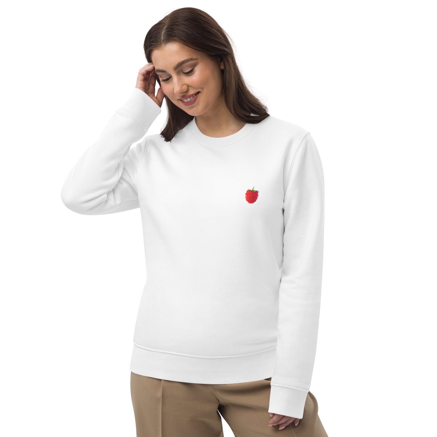 Raspberry - Unisex eco sweatshirt